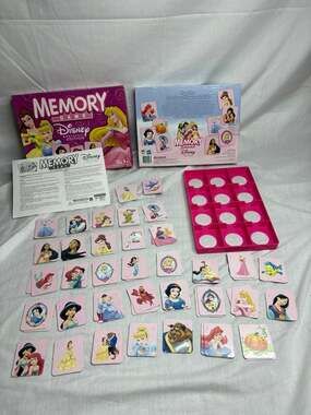 Disney princess memory game incomplete